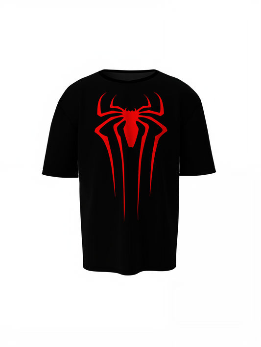 Scarlet Emblem Spider-Man Oversized T-Shirt Bold Marvel
