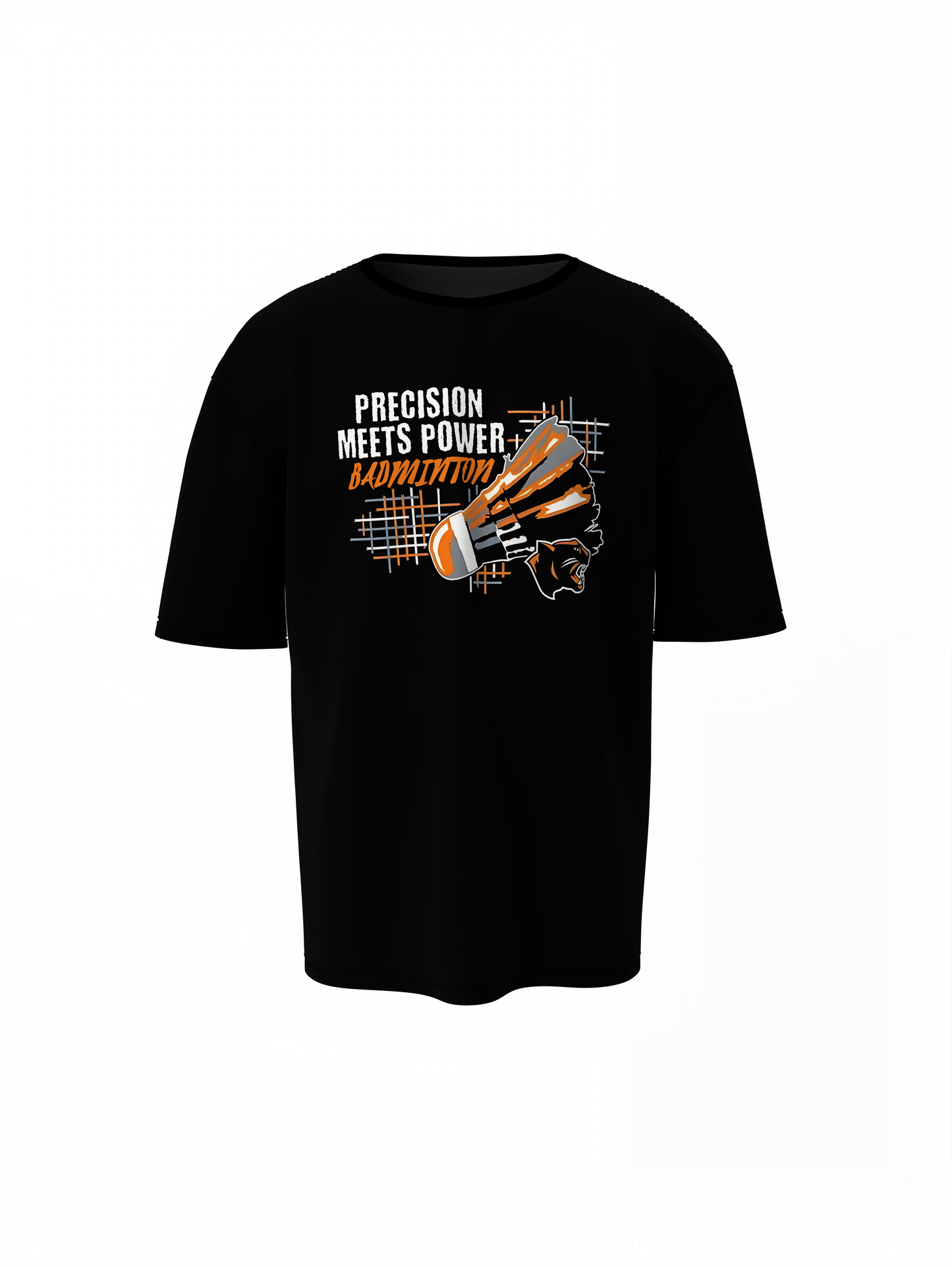 Badminton Meets Power Oversized T-Shirt