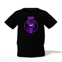 Ginger Graphic Kid’s Black Printed T-Shirt