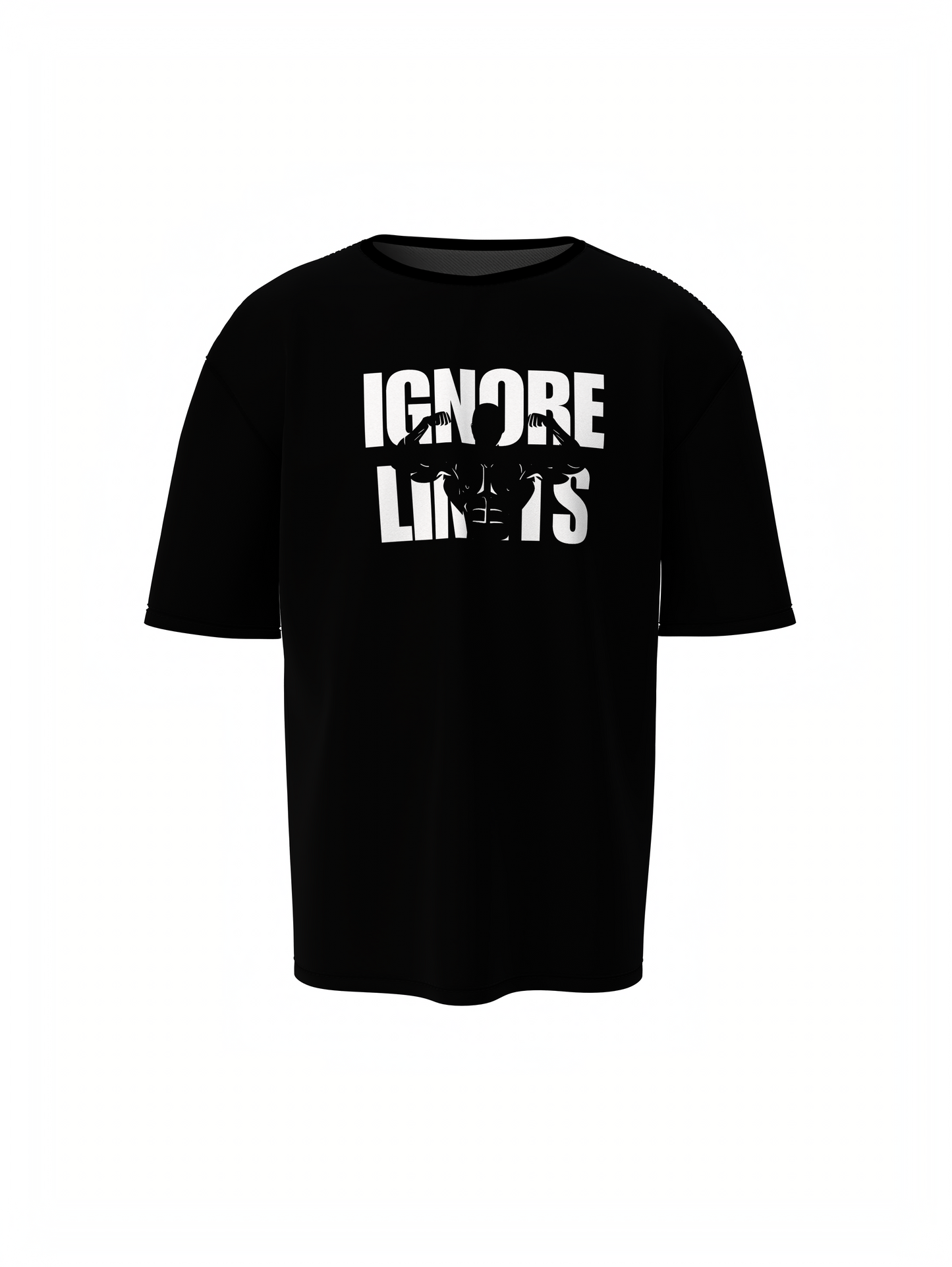 Ignore Limits Gym T-Shirt Oversized Fit for Limitless Hustle