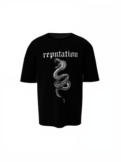 Reputation Graphic Oversized T-Shirt for Bold Streetwear
