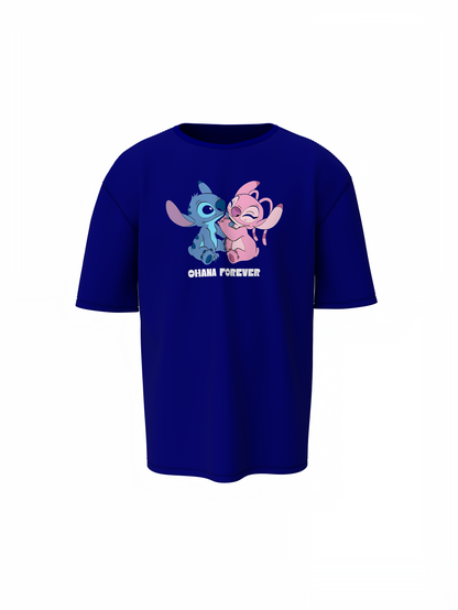 Ohana Forever Oversized T-Shirts – Family, Loyalty & Island Spirit