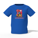 Mario Cartoon Graphic Kid’s Blue Printed T-Shirt
