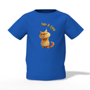 Take It Easy Graphic Kid’s Blue Printed T-Shirt