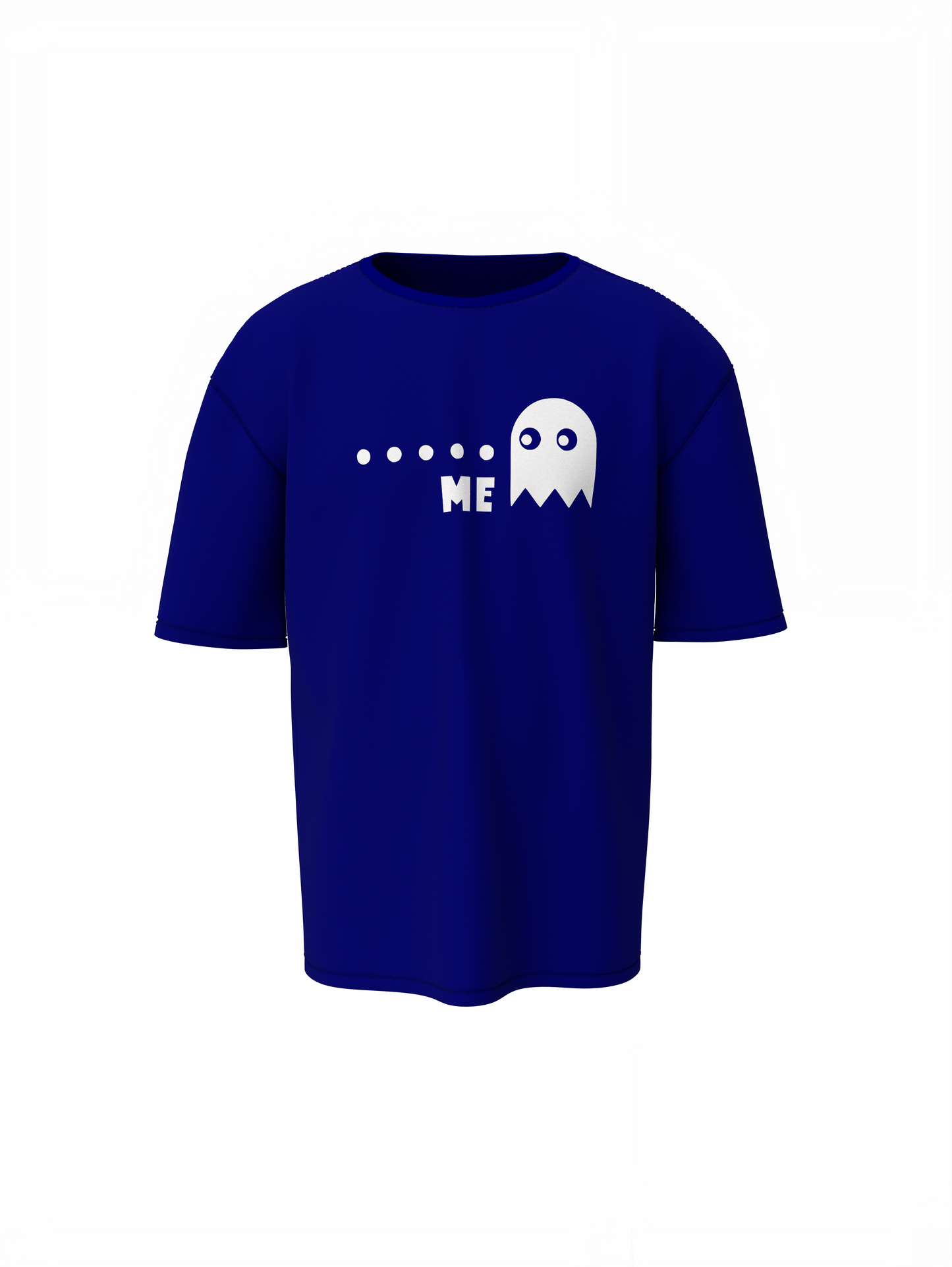 Ghost Graphic Oversized T-Shirts – Trendy Cartoon Style