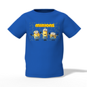 Minions Graphic Kid’s Blue Printed T-Shirt