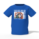 Demon Slayer Graphic Kid’s Blue Printed T-Shirt