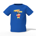 Shinchan Cartoon Graphic Kid’s Blue Printed T-Shirt