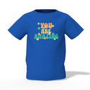 You Are Amazing Kid’s Blue Printed T-Shirt