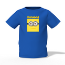 Minions Cartoon Graphic Kid’s Blue Printed T-Shirt