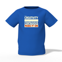 Pass It On Graphic Kid’s Blue Printed T-Shirt