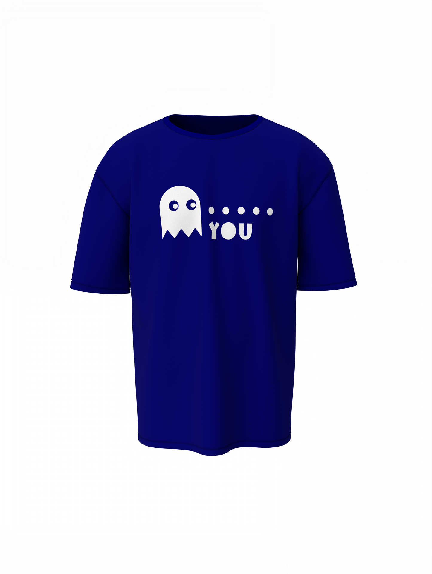 Ghost Graphic Oversized T-Shirts – Trendy Cartoon Style