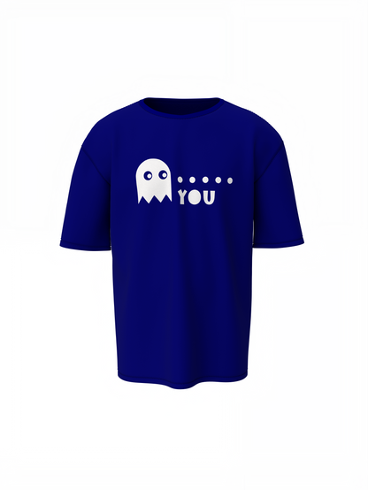 Ghost Graphic Oversized T-Shirts – Trendy Cartoon Style