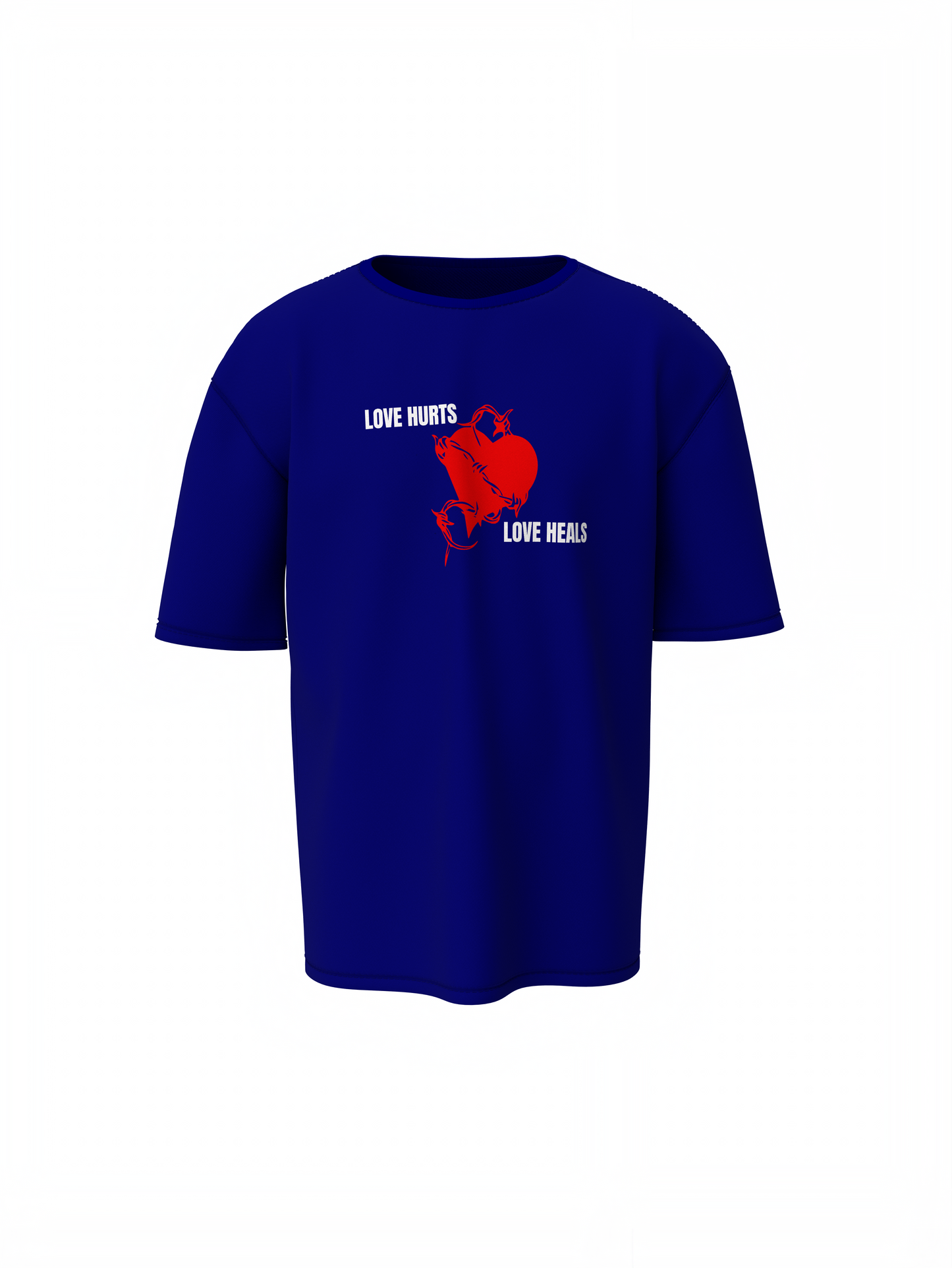 Love Heals Oversized T-Shirts for Comfort and Style
