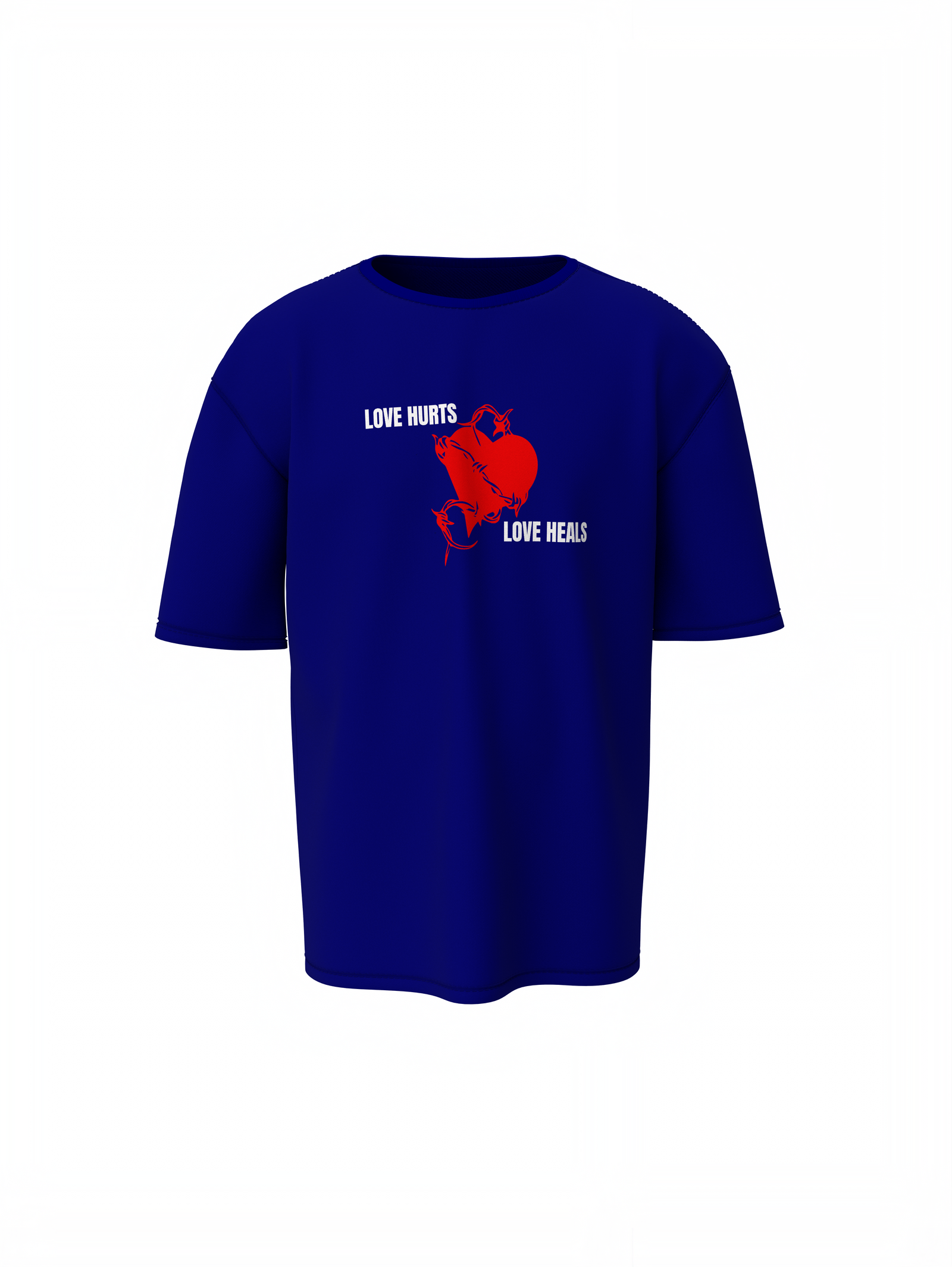 Love Heals Oversized T-Shirts for Comfort and Style