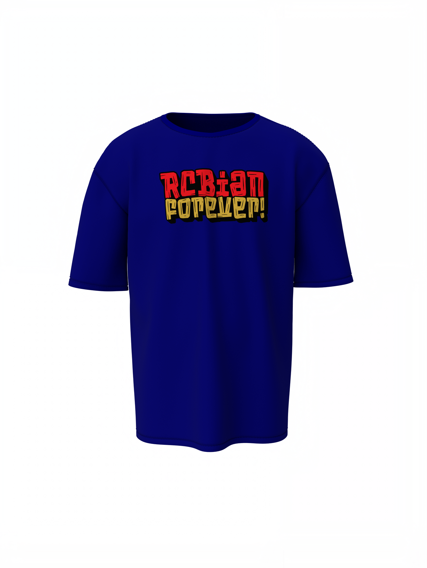 Red & Gold Legacy RCBian Oversized T-Shirts