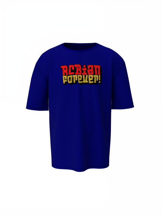 Red & Gold Legacy RCBian Oversized T-Shirts