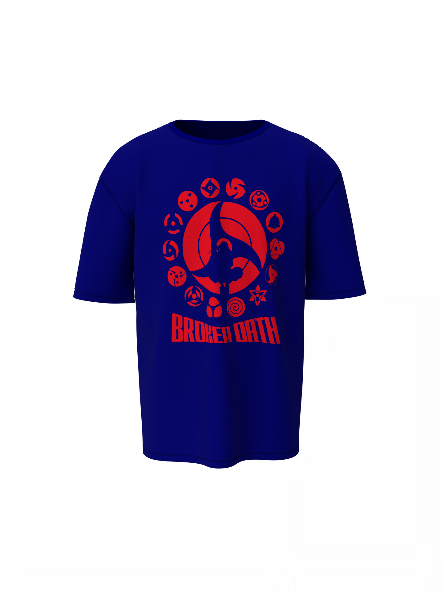 Broken Oath Oversized T-Shirt Dark Bold Streetwear Style