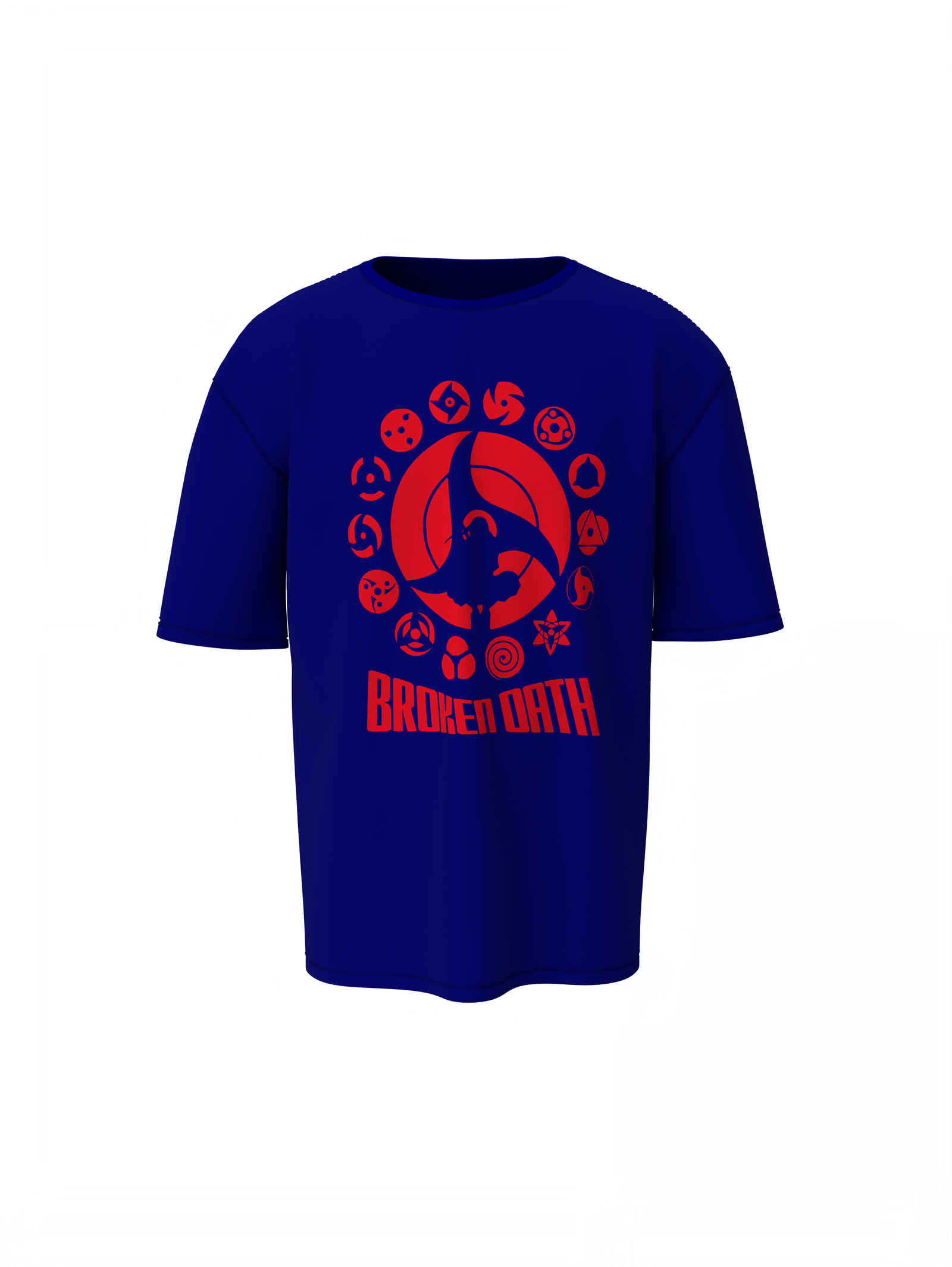 Broken Oath Oversized T-Shirt Dark Bold Streetwear Style