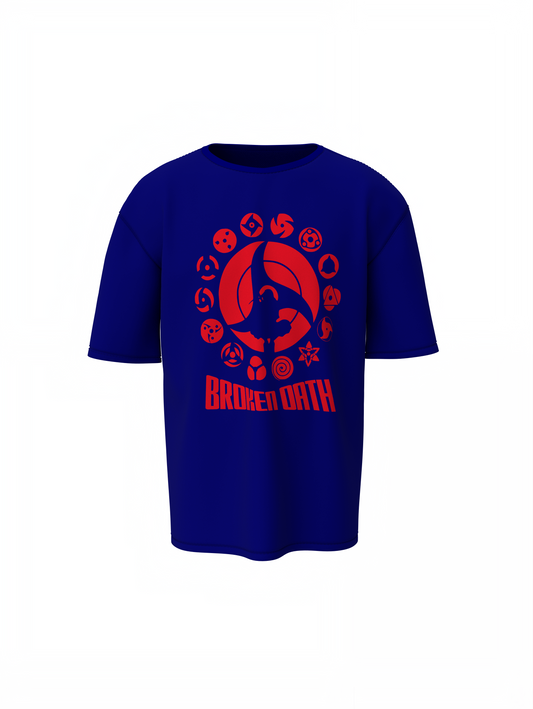 Broken Oath Oversized T-Shirt Dark Bold Streetwear Style