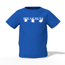 Polar Bear Graphic Kid’s Blue Printed T-Shirt