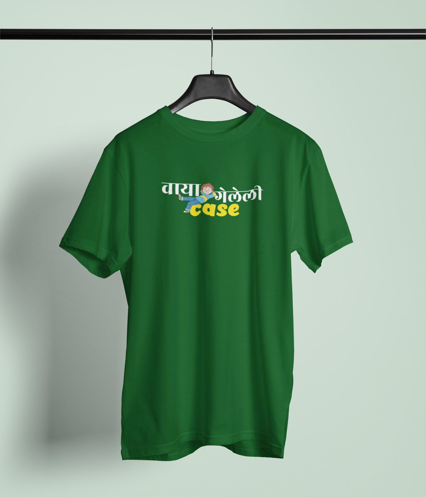 Vaya Geleli Case Round Neck Unisex T-shirt | Marathi Designs