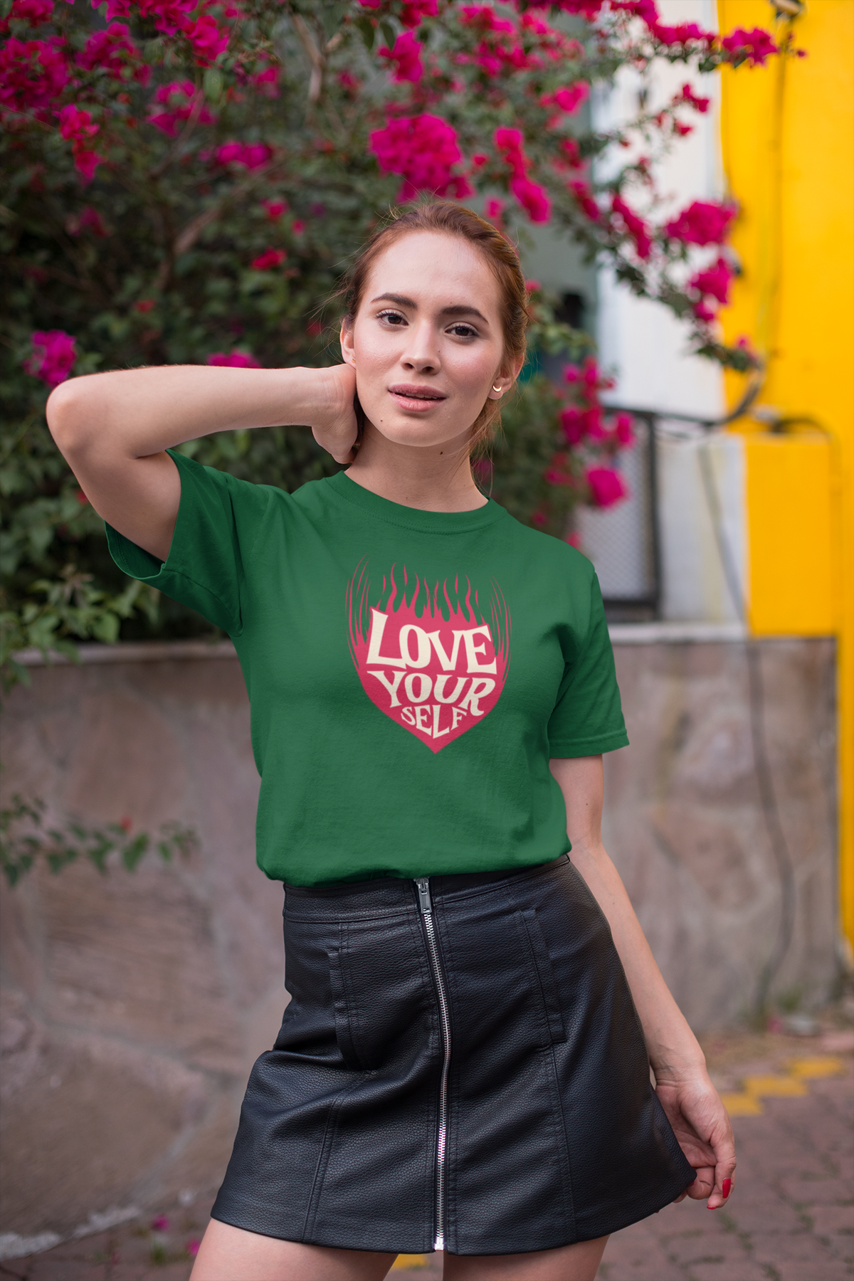 Love Yourself Womenƒ??s Half Sleeve T-Shirt | Hello Swanky