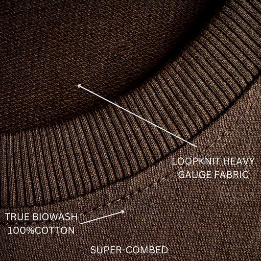 Live with freedom unisex brown oversized t-shirt