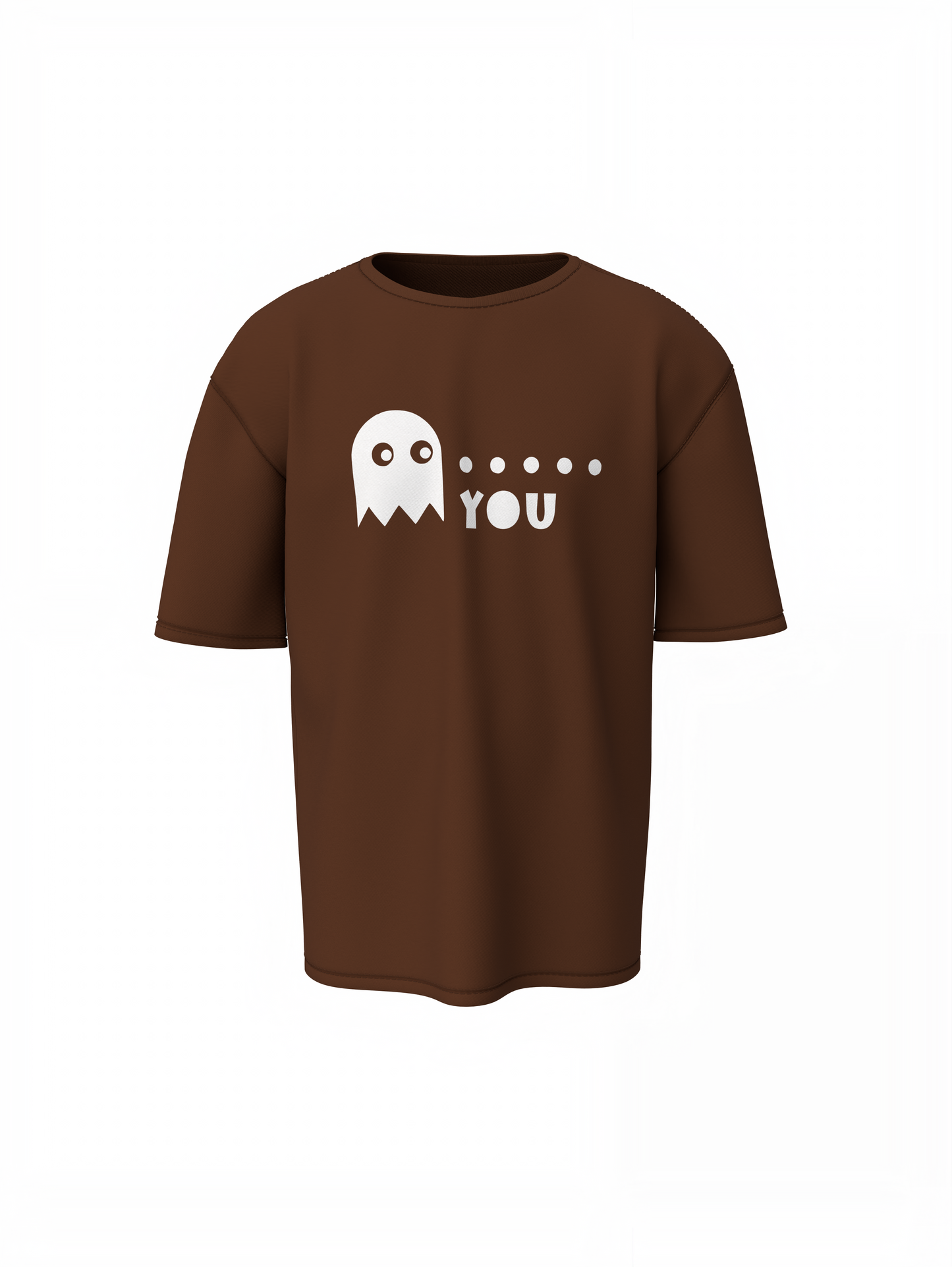 Ghost Graphic Oversized T-Shirts – Trendy Cartoon Style