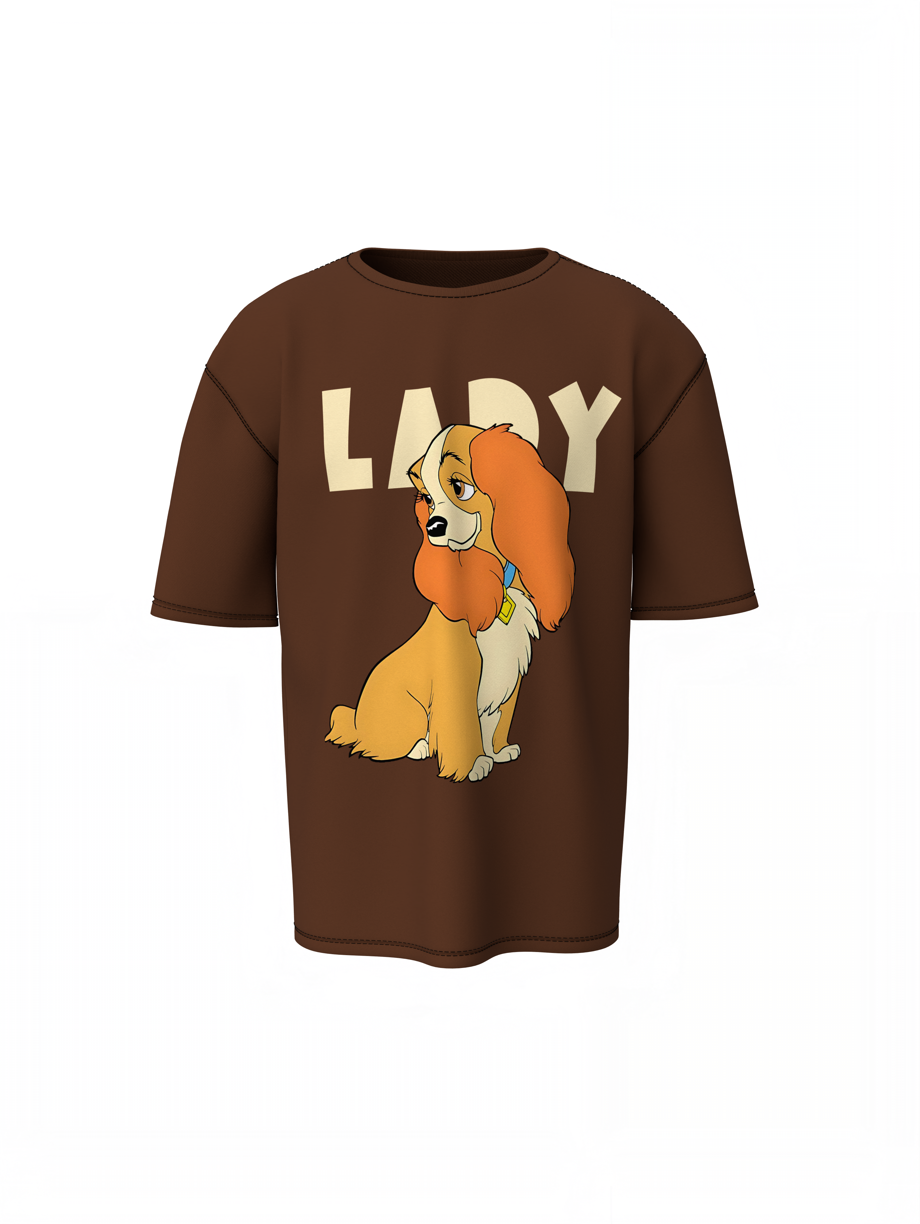 Tramp & Lady Couple Oversized T-Shirts