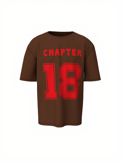 Chapter 18 Oversized T-Shirt Trendy Streetwear Style