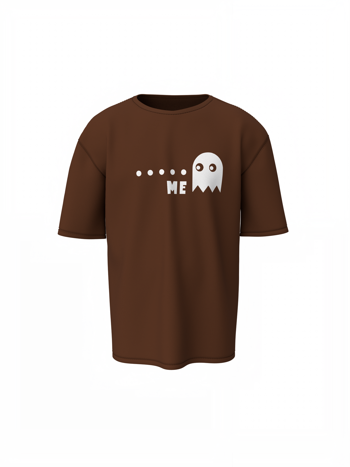 Ghost Graphic Oversized T-Shirts – Trendy Cartoon Style