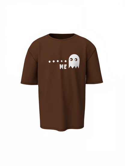 Ghost Graphic Oversized T-Shirts – Trendy Cartoon Style