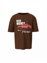 T-shirt Need Money For Porsche - Coton Unisex Vintage - Motif Voiture Humoristique - Manches Courtes - Cadeau Passionné Auto - 8