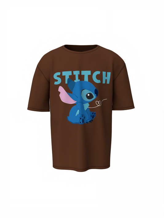 Stitch & Angle Oversized T-Shirts