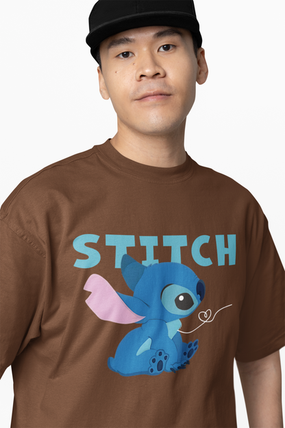 Stitch & Angle Oversized T-Shirts