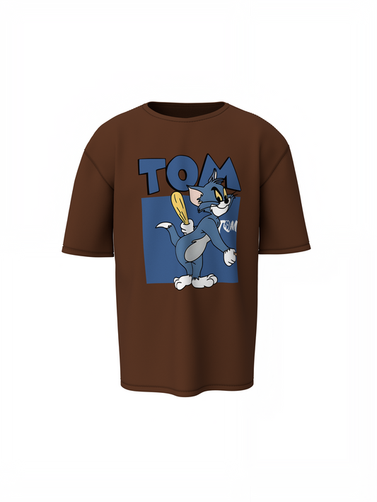 Tom & Jerry Couple Oversized T-Shirts