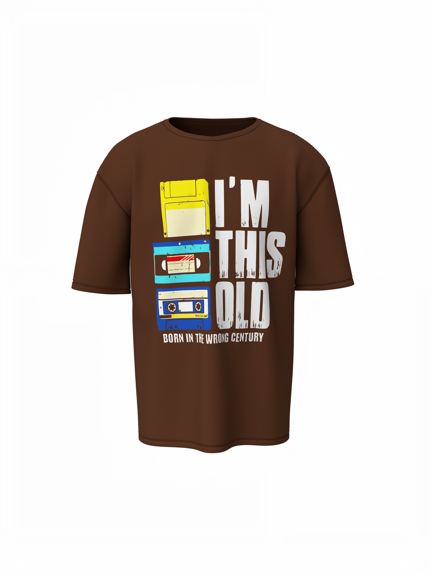 I'M This Old Oversized T-Shirt Comfortable & Playful Design