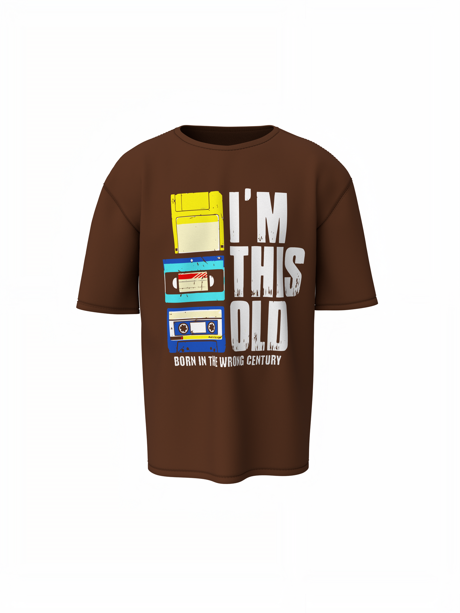 I'M This Old Oversized T-Shirt Comfortable & Playful Design