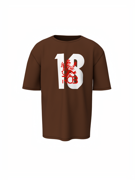 18 RCB Oversized T-Shirt