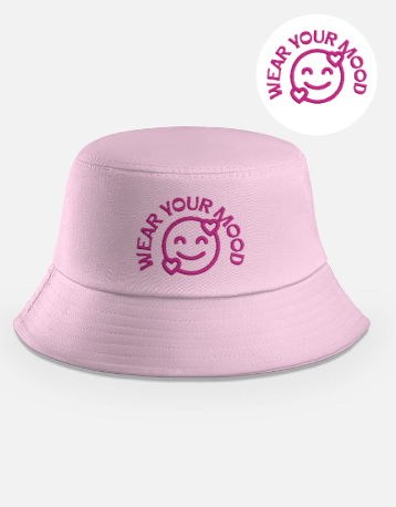 Wear Your Mood Embroidered Bucket Hat