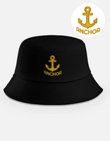 Anchor Embroidered Bucket Hat