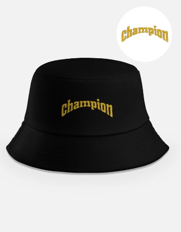 Champion Embroidered Bucket Hat