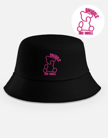 Hustle and Cuddle Embroidered Bucket Hat