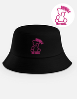 Hustle and Cuddle Embroidered Bucket Hat Trendy Style