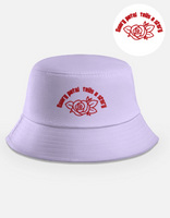 Until Petals Fall Apart Embroidered Bucket Hat Floral Casuals