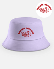 Until Petals Fall Apart Embroidered Bucket Hat