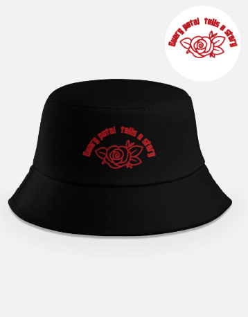 Until Petals Fall Apart Embroidered Bucket Hat