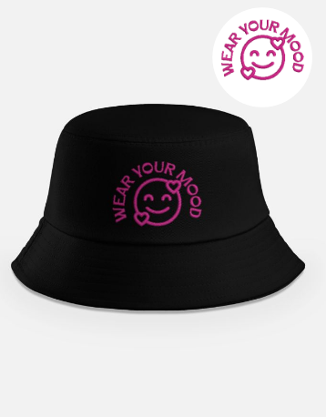Wear Your Mood Embroidered Bucket Hat