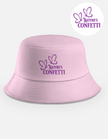 Nature’s Confetti Embroidered Bucket Hat – Stylish & Trendy